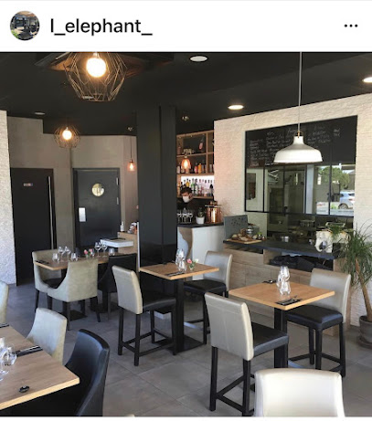 Pizza de Crêperie L'Eléphant à L'Hermitage